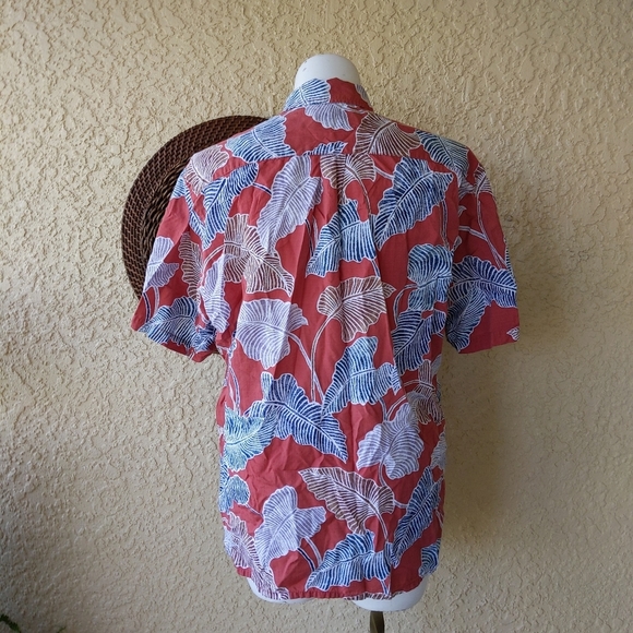 Reyn spoone tropical  short sleeve button down top - Picture 6 of 6